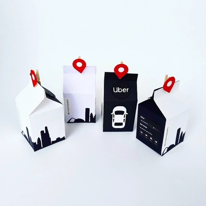 Milk Cartons corporativos – Uber Bogotá (Edición 2024)