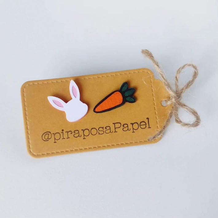 Bunny aretes vista de detalle