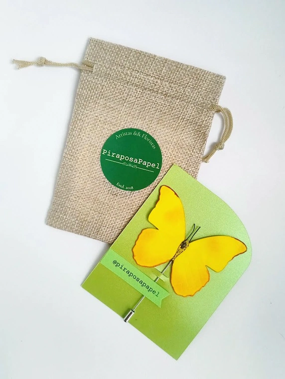 Mariposa de Gabo presentación con empaque
